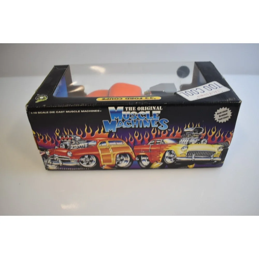 Muscle Machines Too Cool Orange '33 Ford Coupe 1:18 In Box